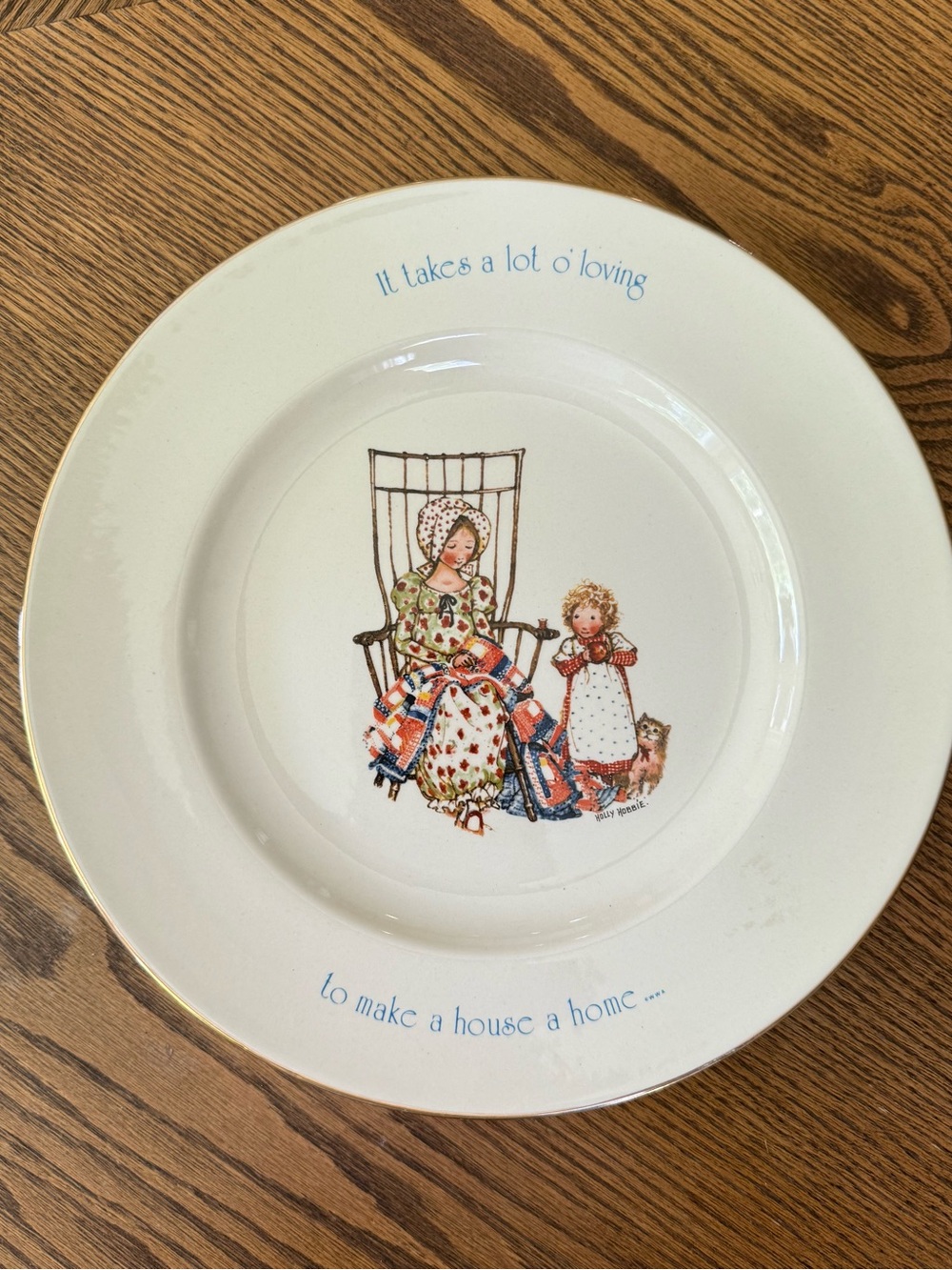 Vintage Holly Hobby Freedom Series Collectible Plate